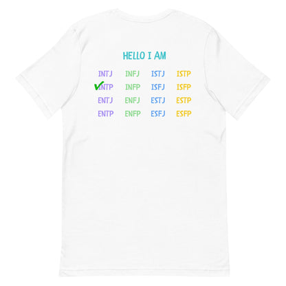 [INTP] "Hello I Am" MBTI Personality T-Shirt - MindGem