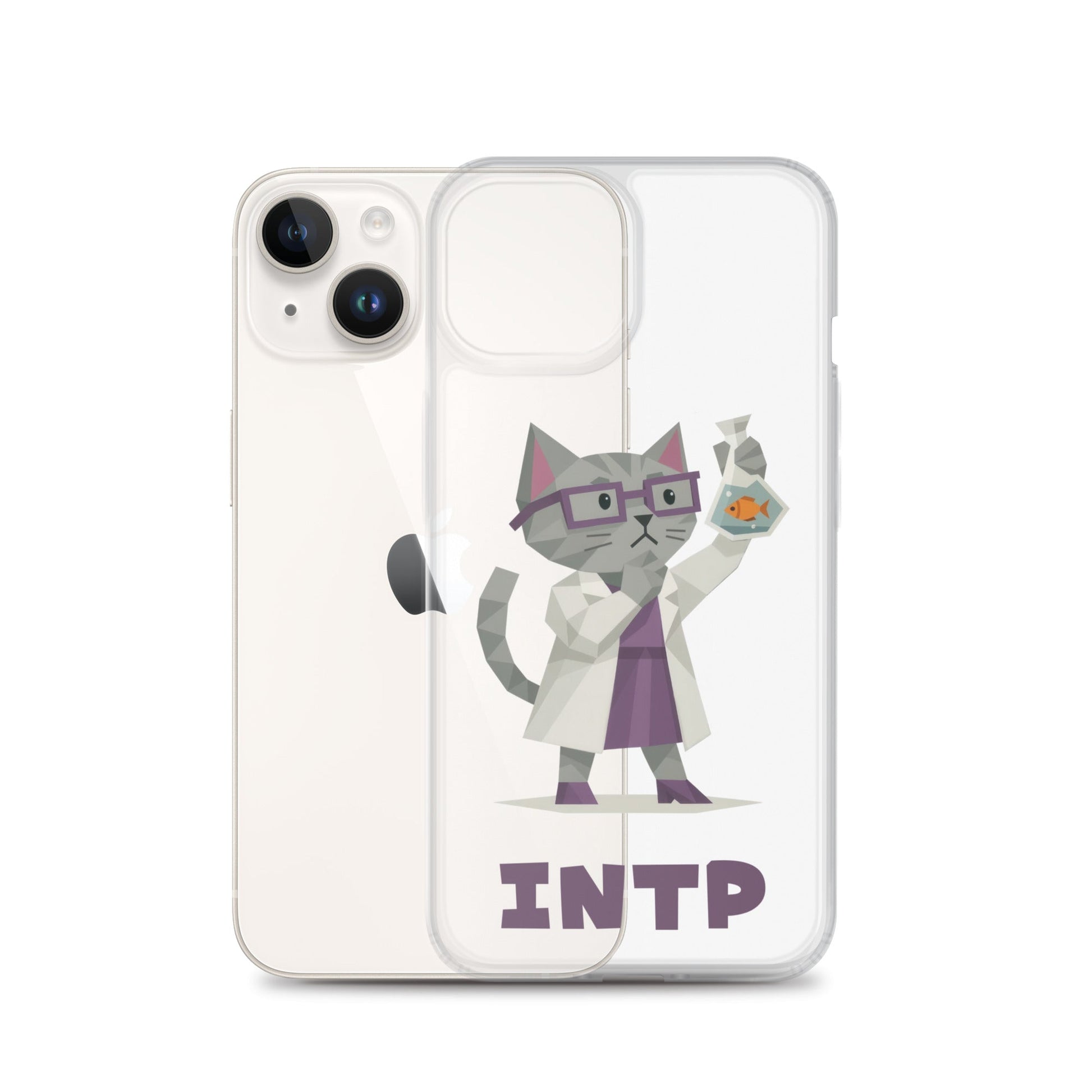 INTP iPhone Case | The Personality Cats Case | MBTI Accessories - MindGem