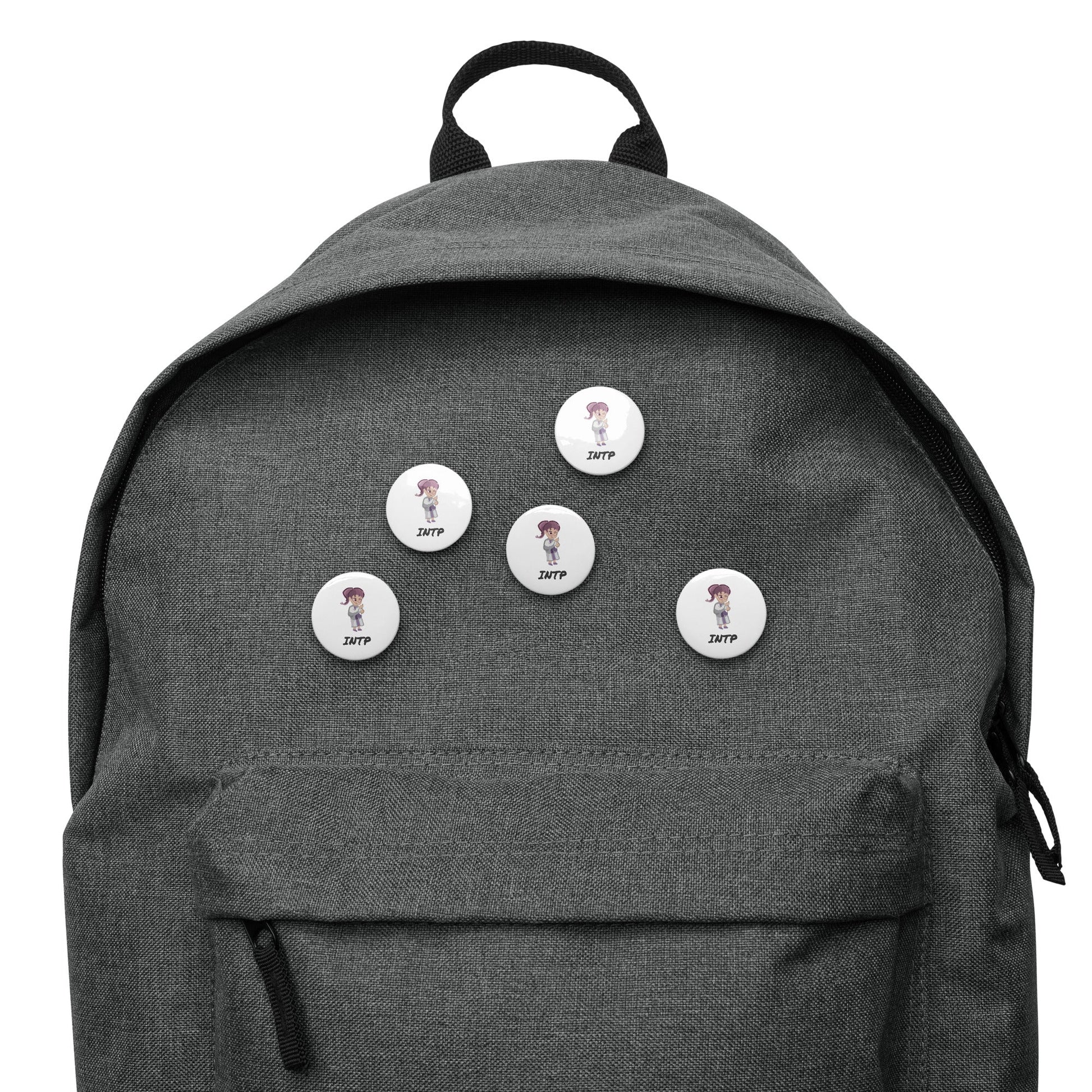INTP Pixel Art Pin Button Set: The Logical Explorer (5 - Pack) - MindGem