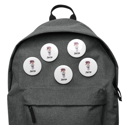 INTP Pixel Art Pin Button Set: The Logical Explorer (5 - Pack) - MindGem