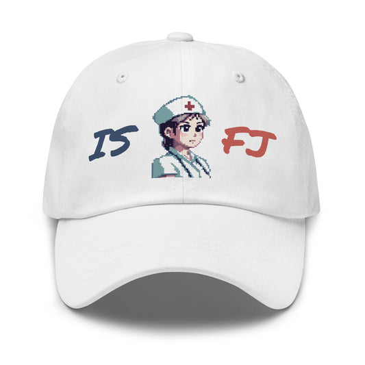 ISFJ Female Pixel Art Embroidered Dad Hat - MindGem