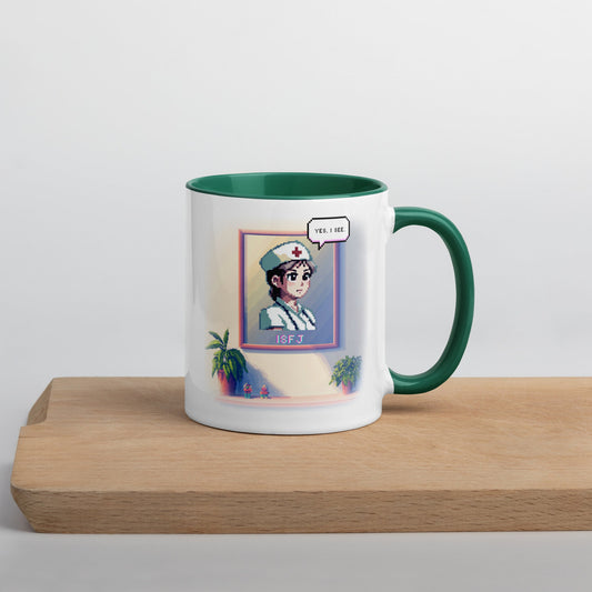 ISFJ Female Pixel Art Mug | "Inner Mirror" | Reflect Your True Self - MindGem