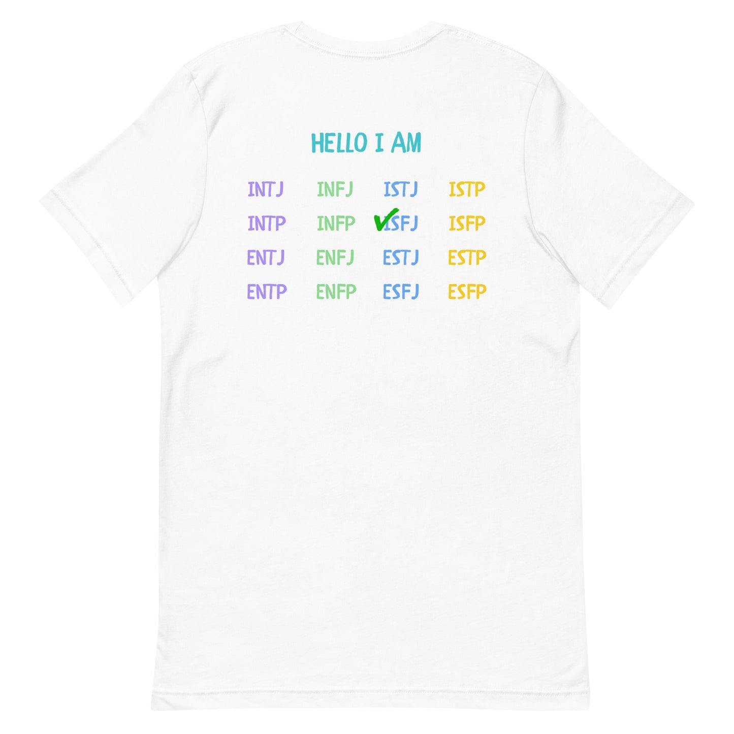[ISFJ] "Hello I Am" MBTI Personality T-Shirt - MindGem