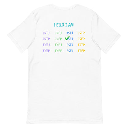 [ISFJ] "Hello I Am" MBTI Personality T-Shirt - MindGem