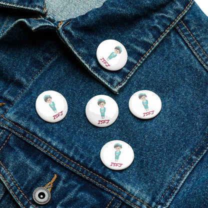 ISFJ Pixel Art Pin Button Set: The Loyal Defender (5 - Pack) - MindGem