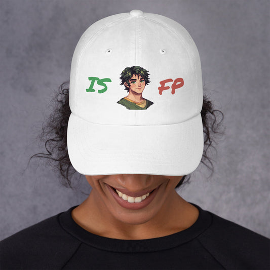 ISFP Male Pixel Art Embroidered Dad Hat - MindGem