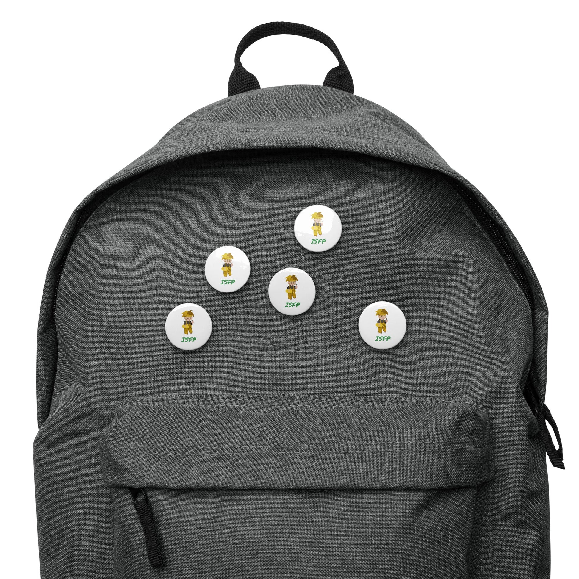 ISFP Pixel Art Pin Button Set: The Free - Spirited Artist (5 - Pack) - MindGem