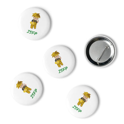 ISFP Pixel Art Pin Button Set: The Free - Spirited Artist (5 - Pack) - MindGem