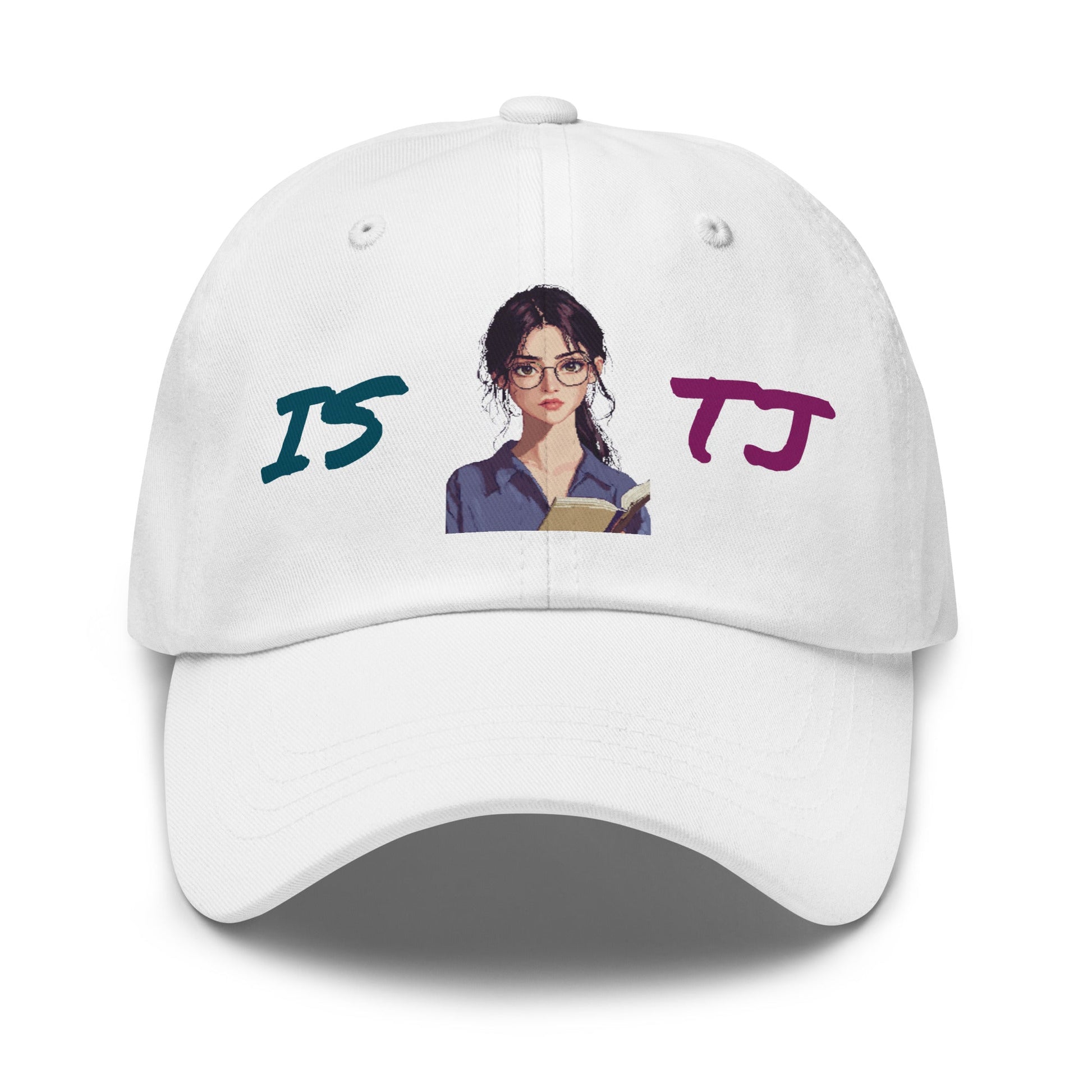 ISTJ Female Pixel Art Embroidered Dad Hat - MindGem