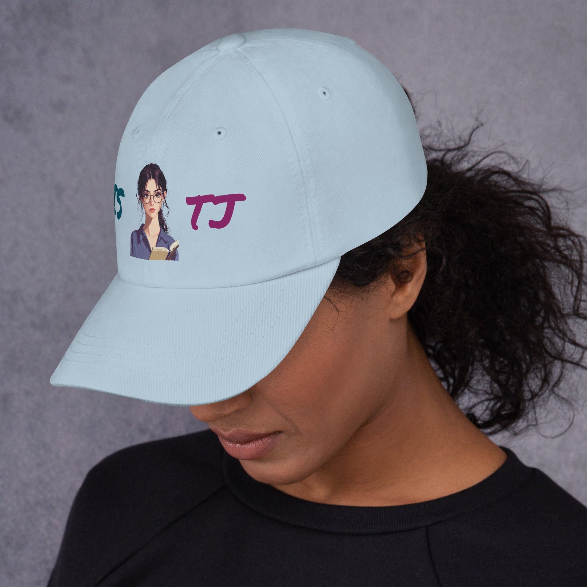 ISTJ Female Pixel Art Embroidered Dad Hat - MindGem
