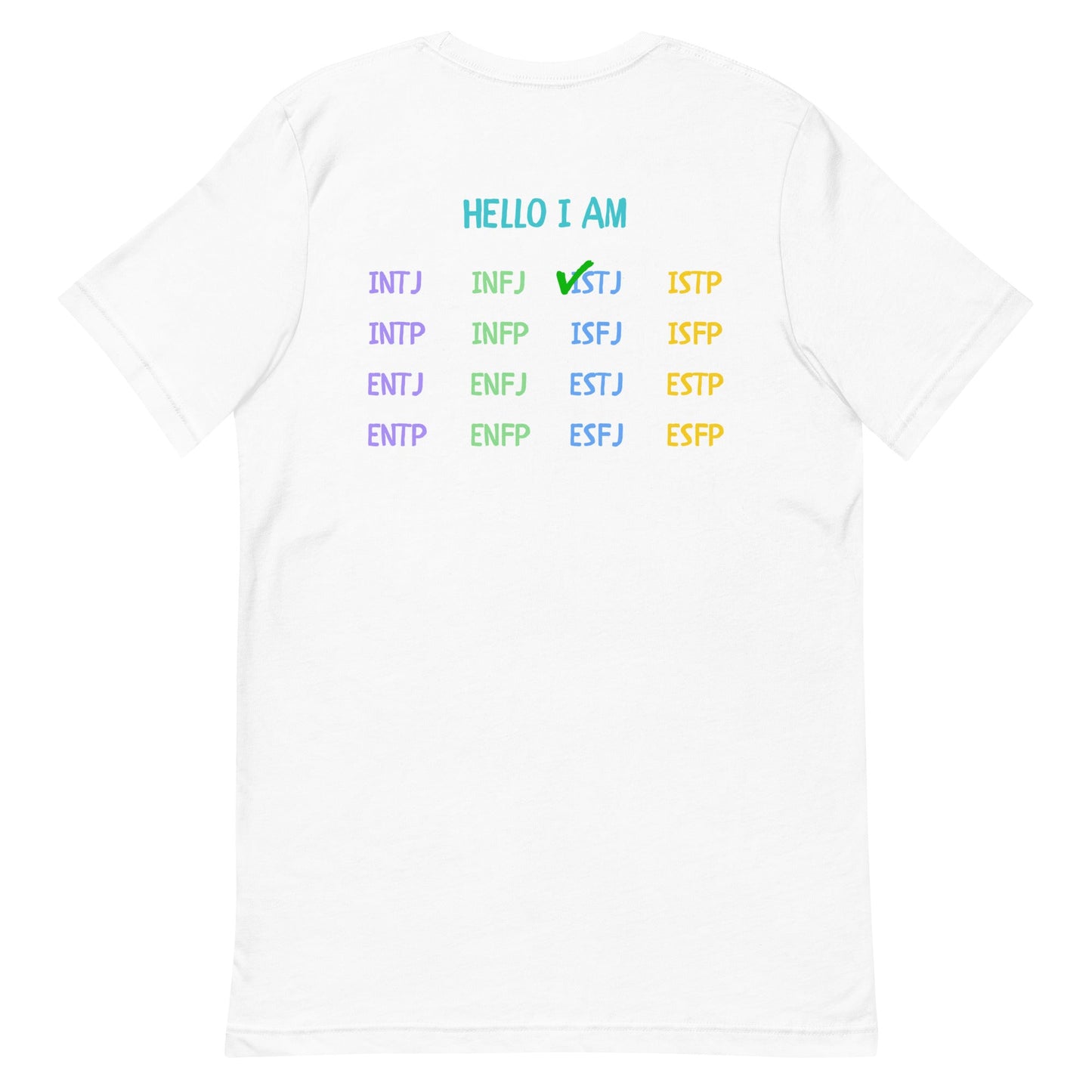 [ISTJ] "Hello I Am" MBTI Personality T-Shirt - MindGem