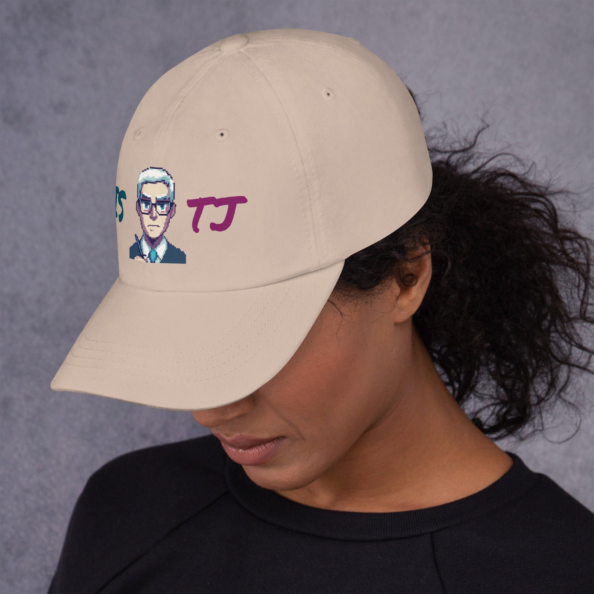 ISTJ Male Pixel Art Embroidered Dad Hat - MindGem