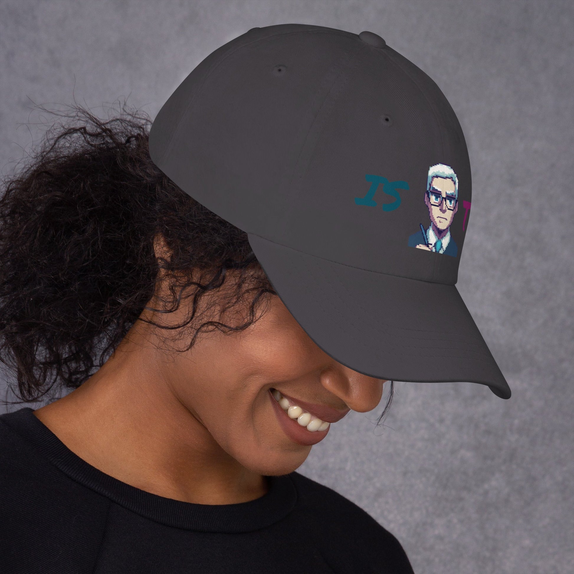 ISTJ Male Pixel Art Embroidered Dad Hat - MindGem
