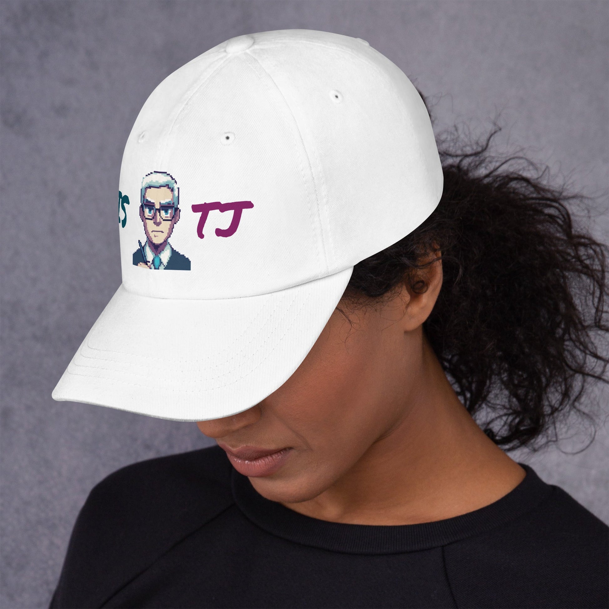ISTJ Male Pixel Art Embroidered Dad Hat - MindGem