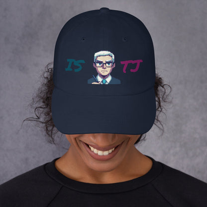 ISTJ Male Pixel Art Embroidered Dad Hat - MindGem