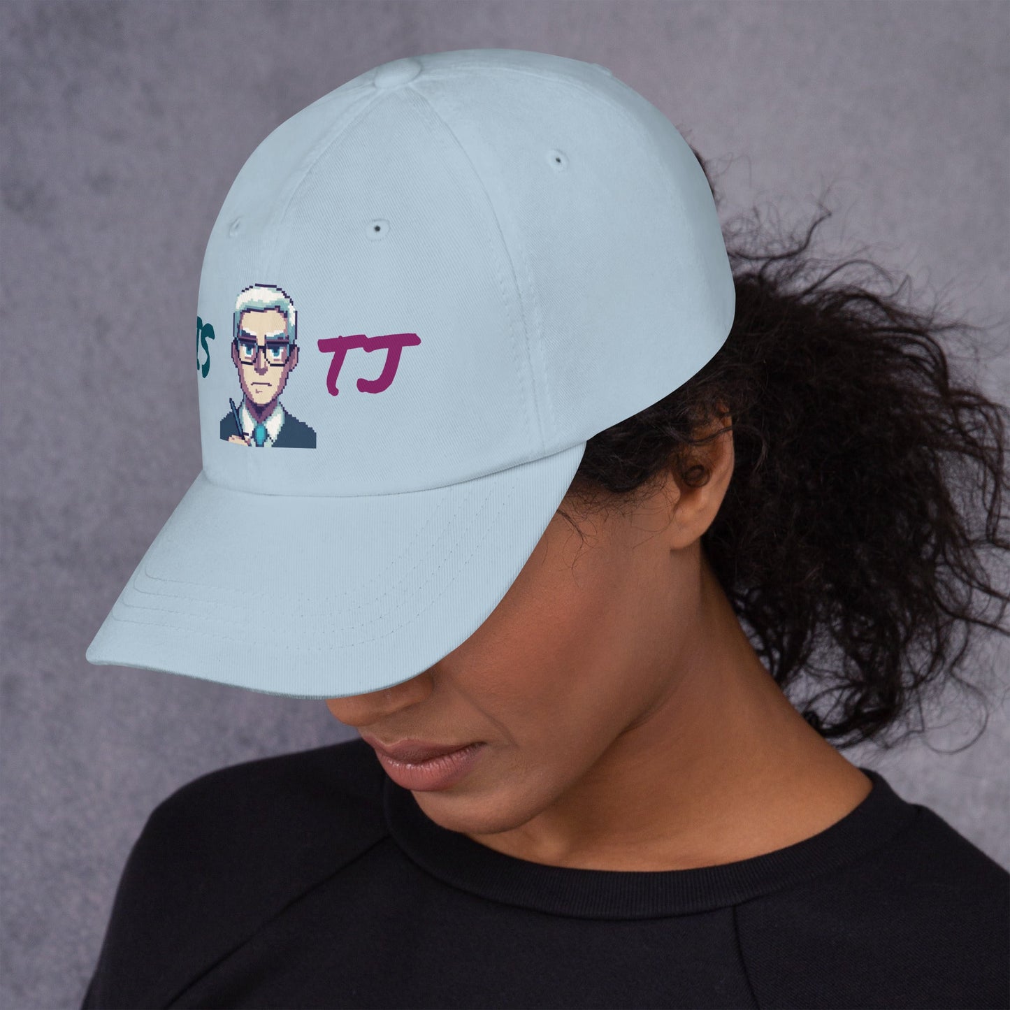 ISTJ Male Pixel Art Embroidered Dad Hat - MindGem