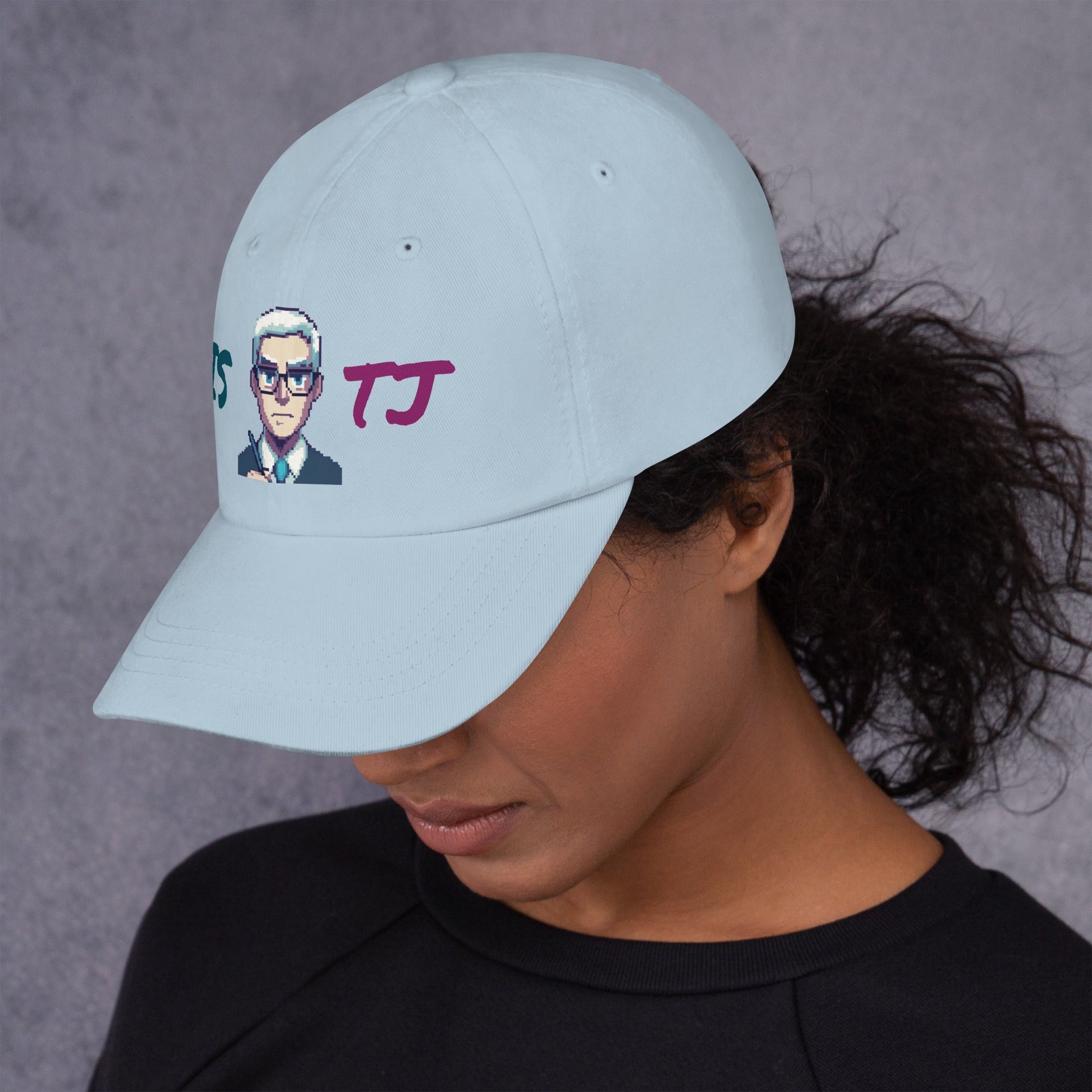 ISTJ Male Pixel Art Embroidered Dad Hat - MindGem