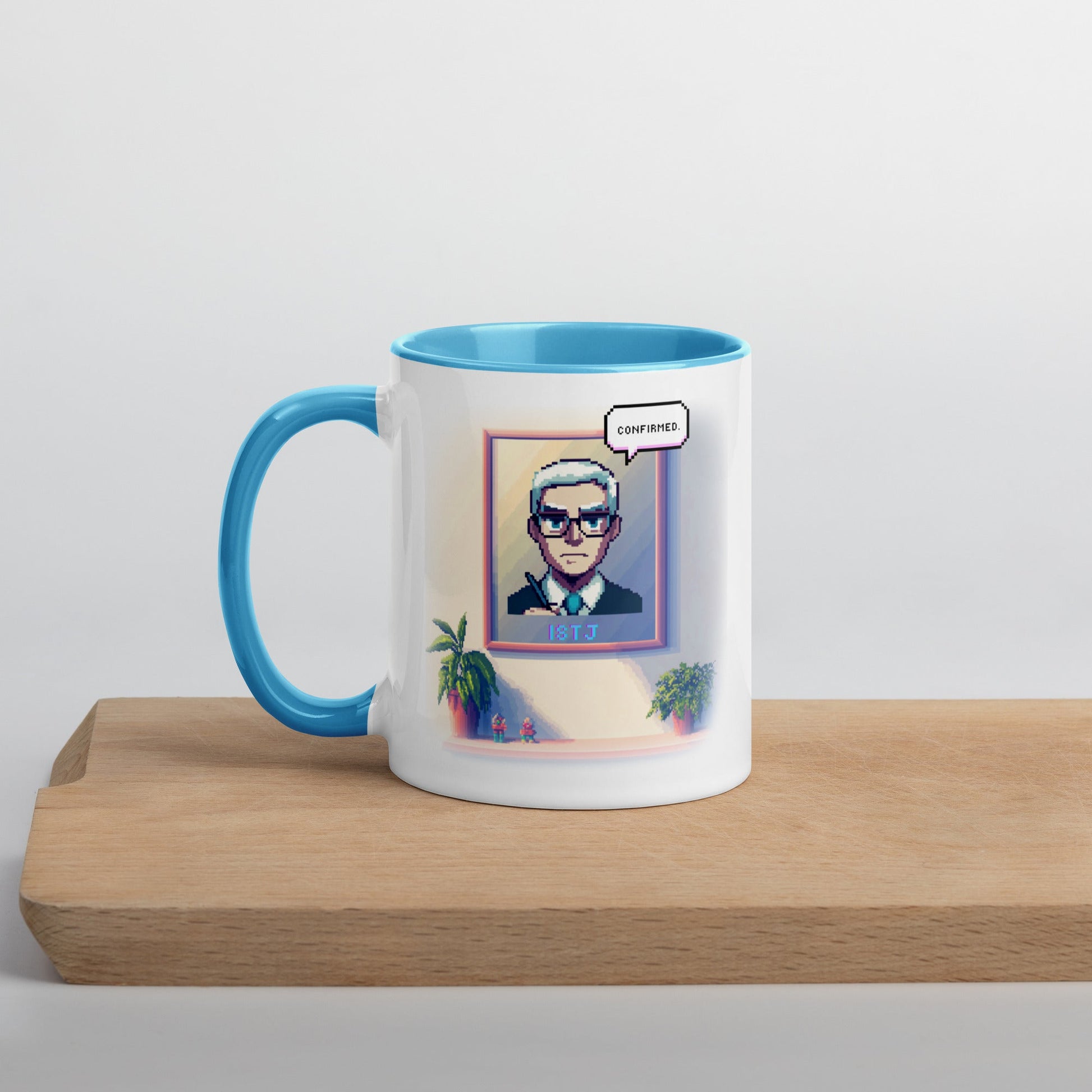 ISTJ Male Pixel Art Mug | "Inner Mirror" | Reflect Your True Self - MindGem
