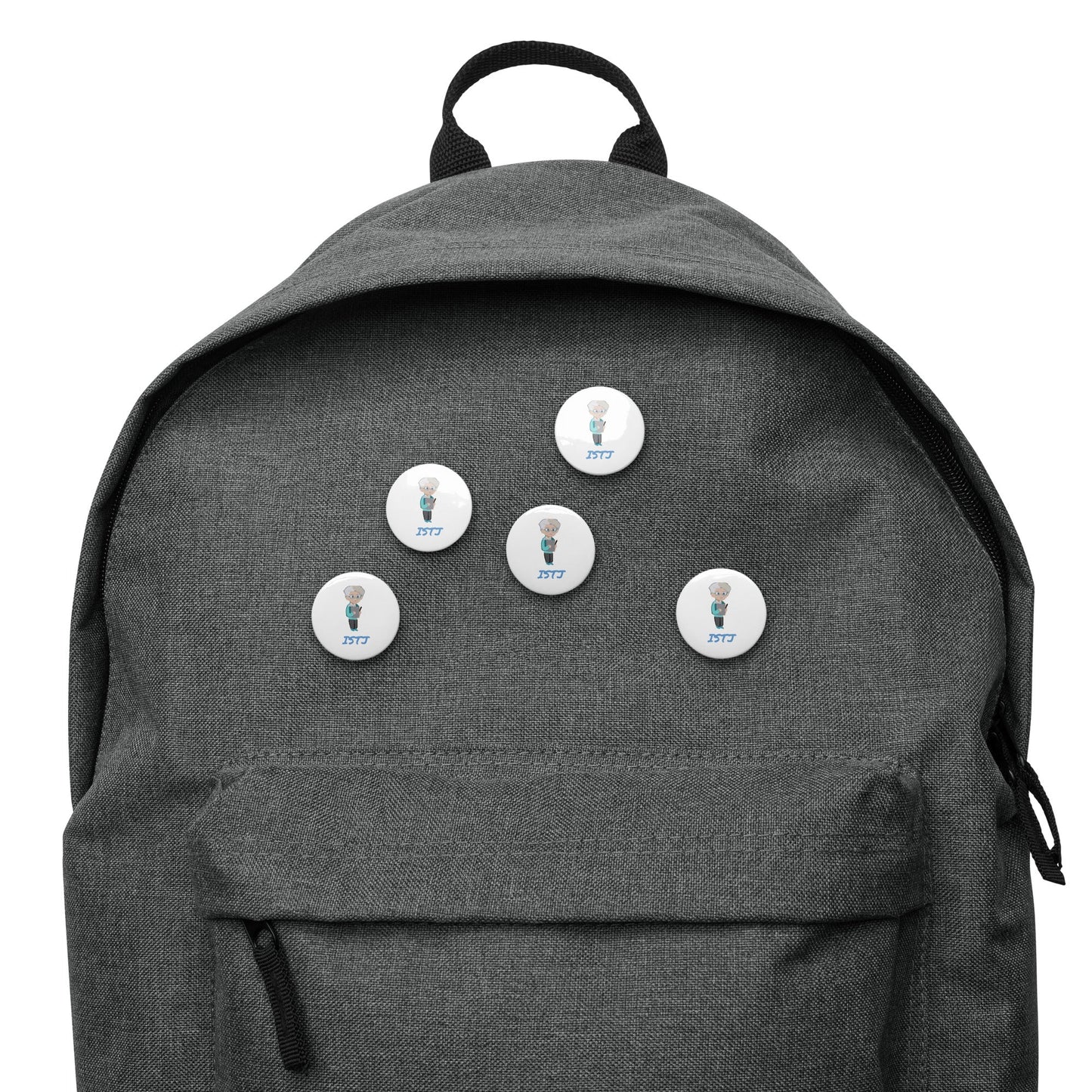 ISTJ Pixel Art Pin Button Set: The Reliable Logistician (5 - Pack) - MindGem