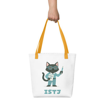 ISTJ Tote Bag | The Personality Cats Tote | MBTI Accessories - MindGem