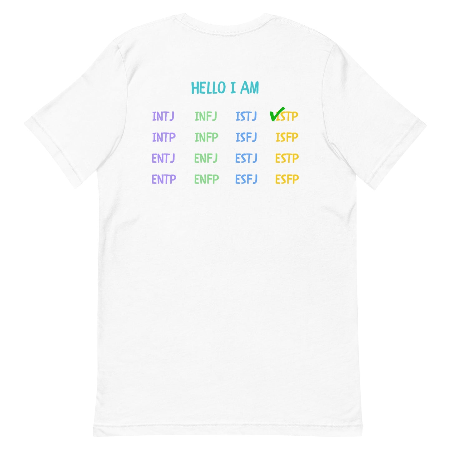 [ISTP] "Hello I Am" MBTI Personality T-Shirt - MindGem