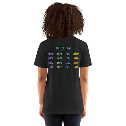 [ISTP] "Hello I Am" MBTI Personality T-Shirt - MindGem