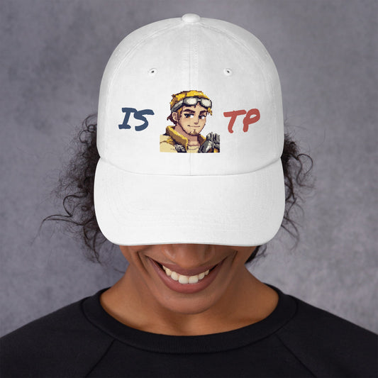 ISTP Male Pixel Art Embroidered Dad Hat - MindGem