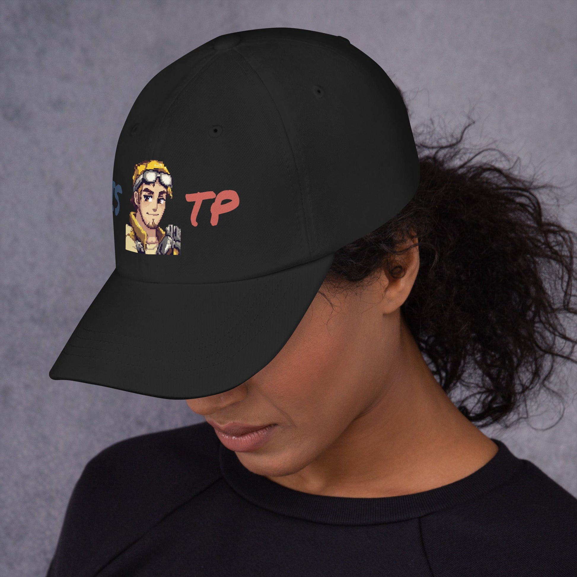 ISTP Male Pixel Art Embroidered Dad Hat - MindGem