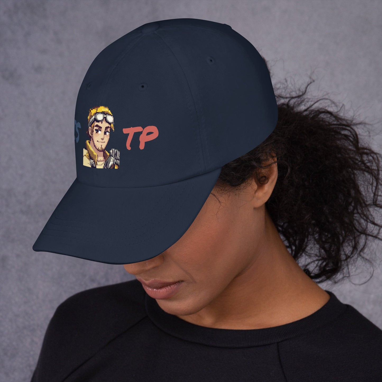 ISTP Male Pixel Art Embroidered Dad Hat - MindGem
