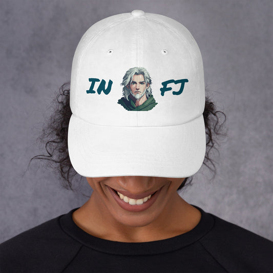 ISTP Male Pixel Art Embroidered Dad Hat - MindGem