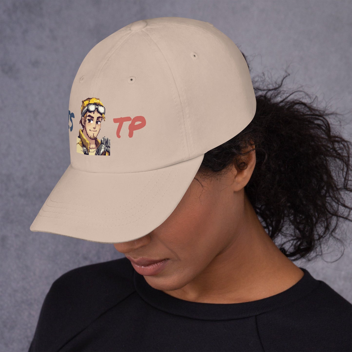 ISTP Male Pixel Art Embroidered Dad Hat - MindGem