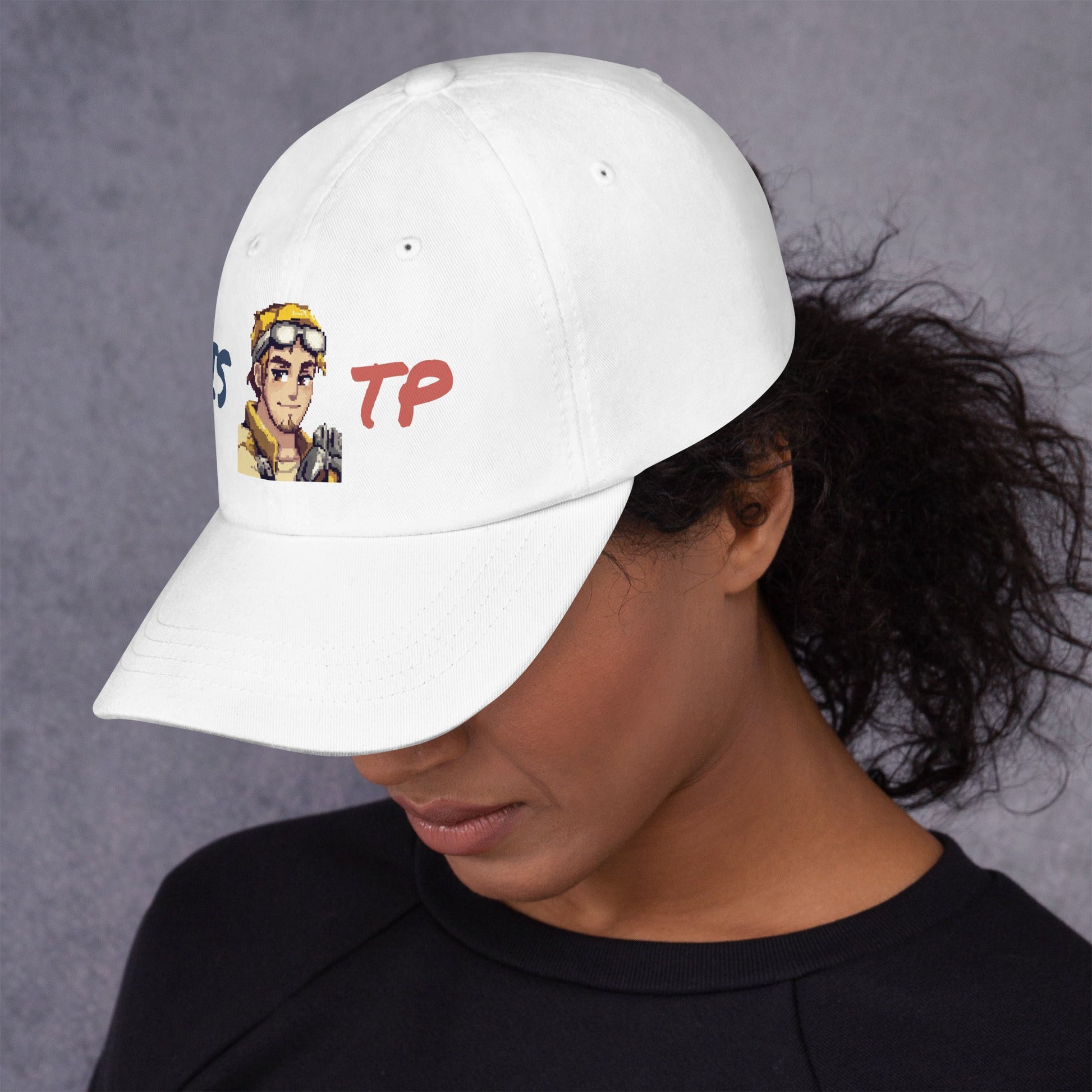 ISTP Male Pixel Art Embroidered Dad Hat - MindGem