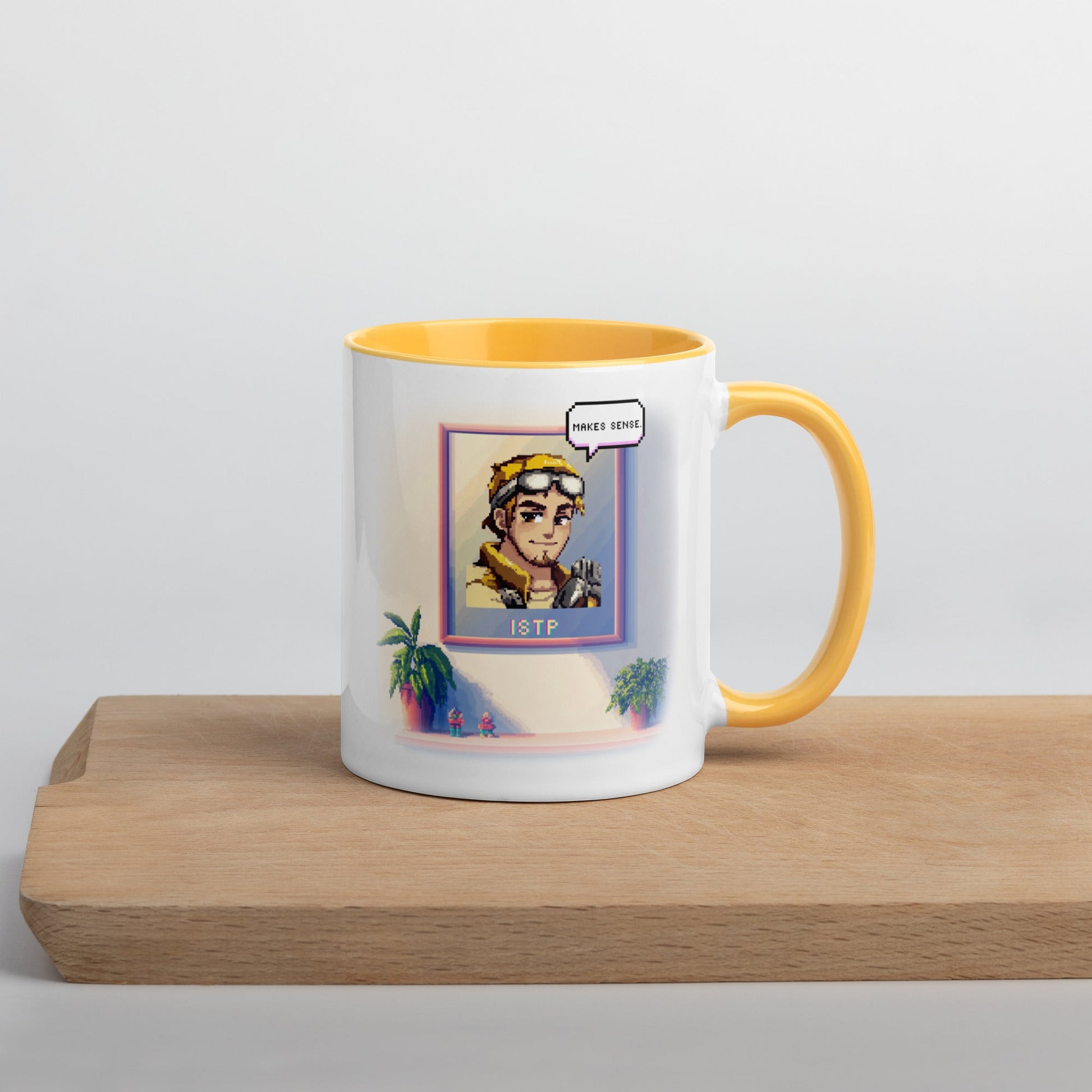 ISTP Male Pixel Art Mug | "Inner Mirror" | Reflect Your True Self - MindGem