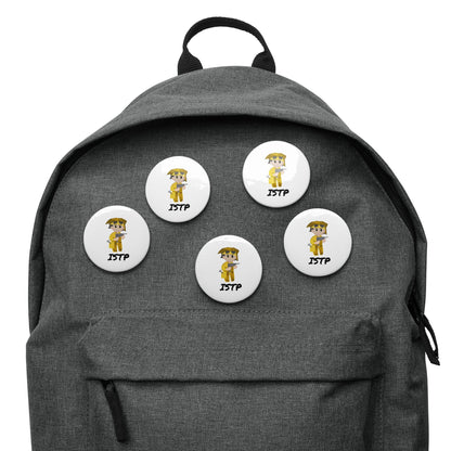 ISTP Pixel Art Pin Button Set: The Virtuoso Crafter (5 - Pack) - MindGem