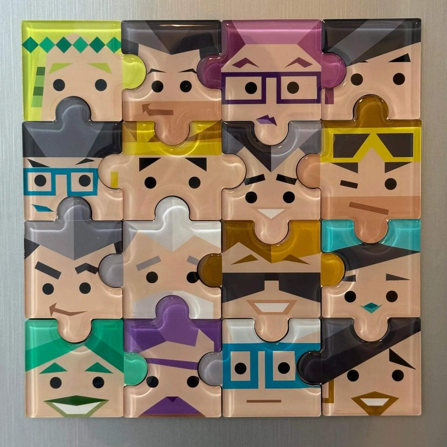 MBTI Magnetic Puzzle | Quirky Fridge Magnet Set for Office Decor - MindGem