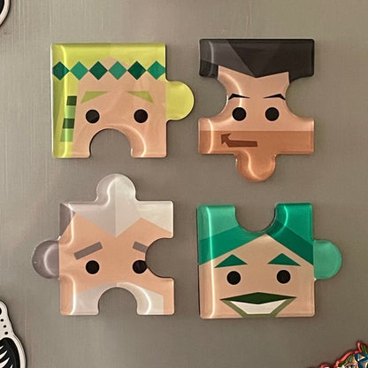 MBTI Magnetic Puzzle | Quirky Fridge Magnet Set for Office Decor - MindGem