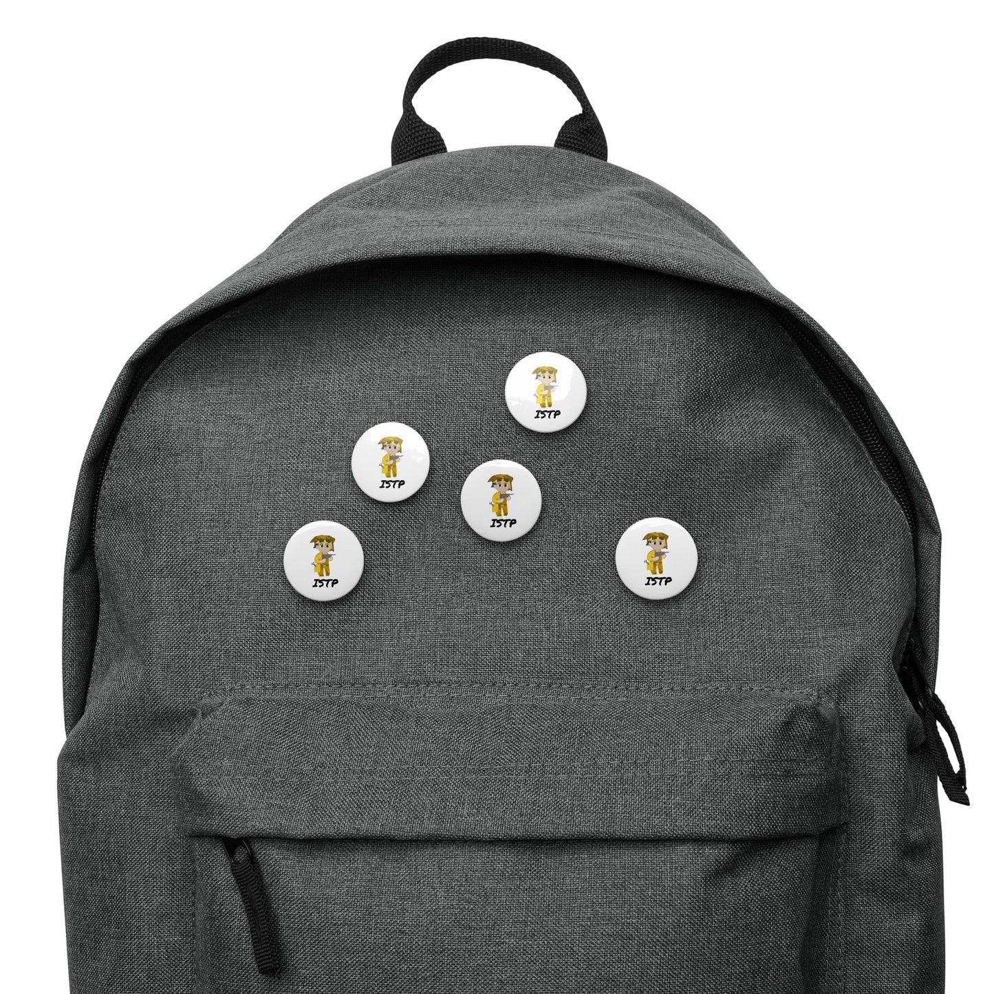 ISTP Pixel Art Pin Button Set: The Virtuoso Crafter (5-Pack)