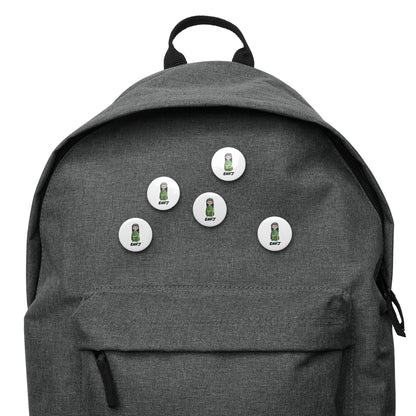 ENFJ Pixel Art Pin Button Set: Hand-Drawn Advocate (5-Pack)