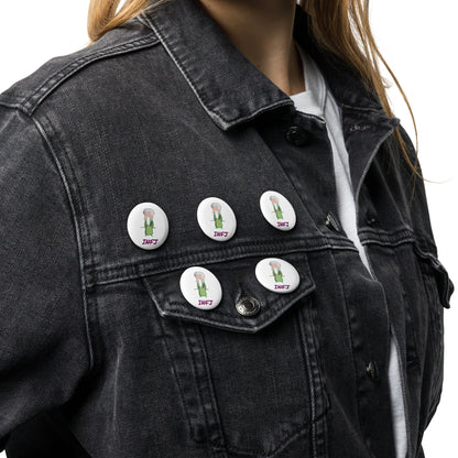 INFJ Pixel Art Pin Button Set: The Insightful Advocate (5-Pack)