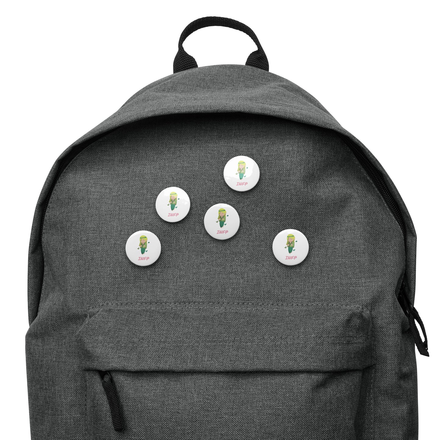 INFP Pixel Art Pin Button Set: The Idealistic Mediator (5-Pack)