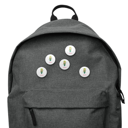 INFP Pixel Art Pin Button Set: The Idealistic Mediator (5-Pack)