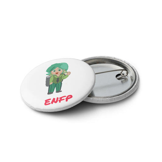 ENFP Pixel Art Pin Button Set: The Passionate Campaigner (5-Pack)