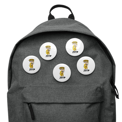 ISTP Pixel Art Pin Button Set: The Virtuoso Crafter (5-Pack)