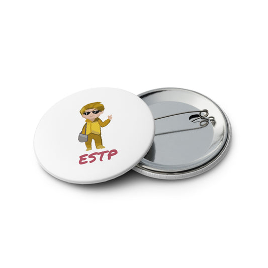 ESTP Pixel Art Pin Button Set: The Energetic Entrepreneur (5-Pack)