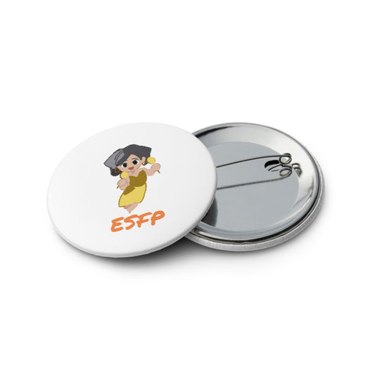 ESFP Pixel Art Pin Button Set: The Natural Entertainer (5-Pack)
