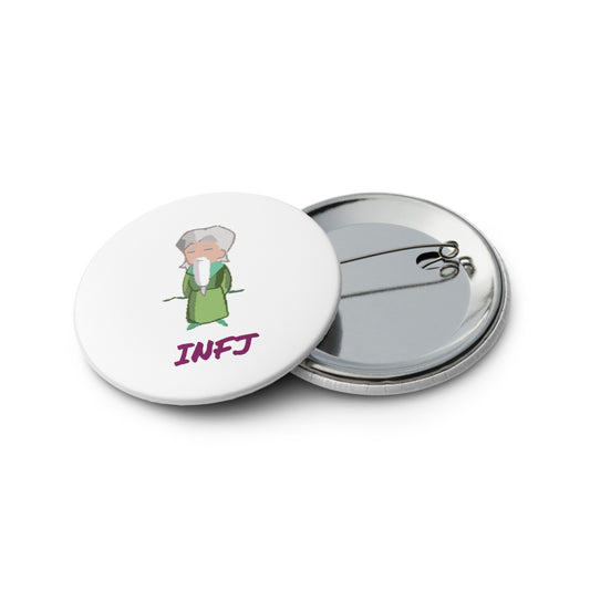 INFJ Pixel Art Pin Button Set: The Insightful Advocate (5-Pack)