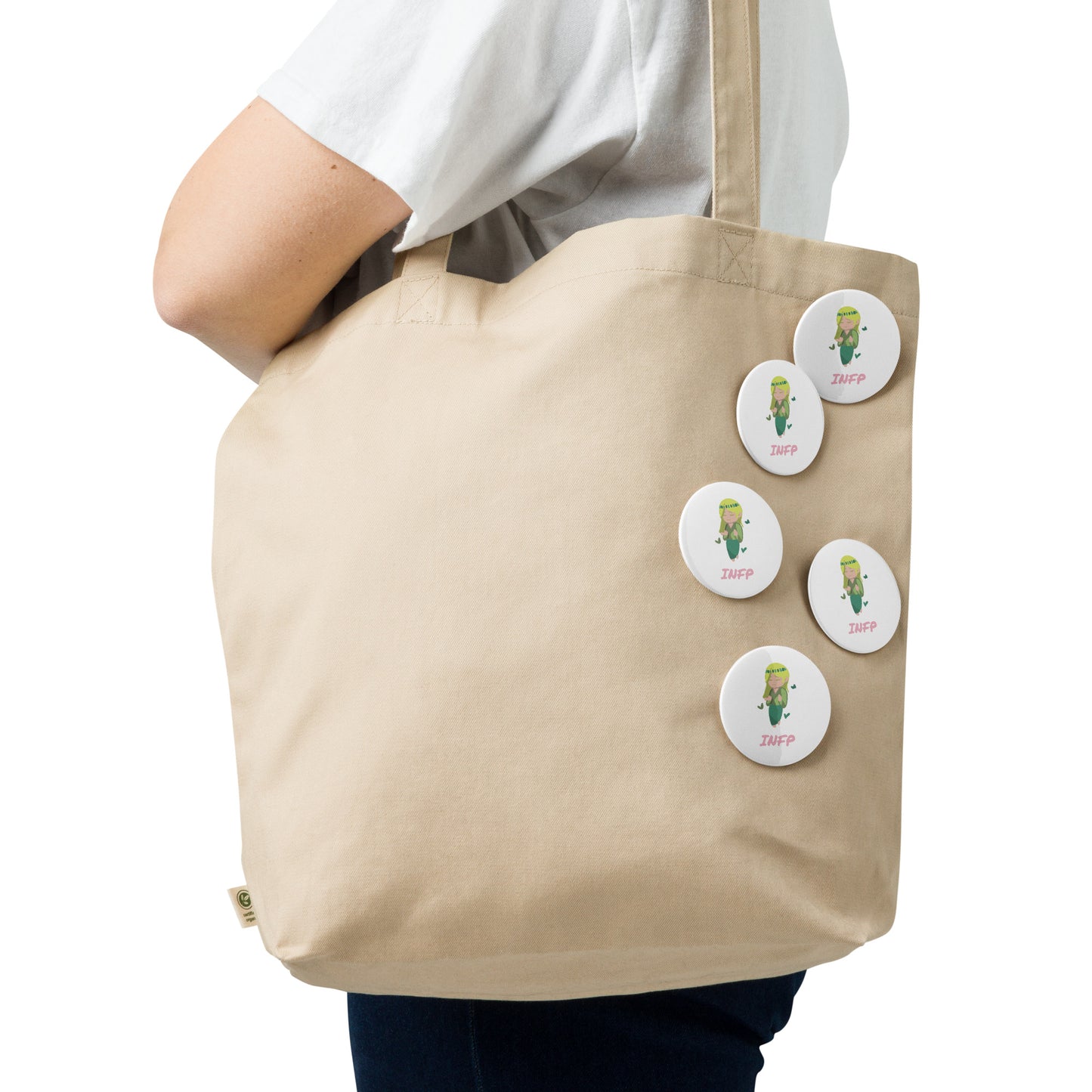 INFP Pixel Art Pin Button Set: The Idealistic Mediator (5-Pack)