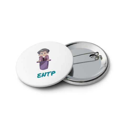 ENTP Pixel Art Pin Button Set: The Innovative Debater (5-Pack)