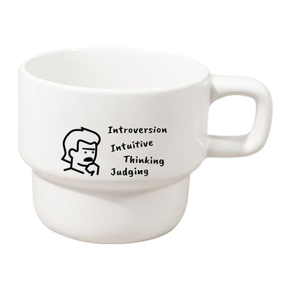 Stackable MBTI Mug | Modern Coffee Mugs & Personality Gift - MindGem