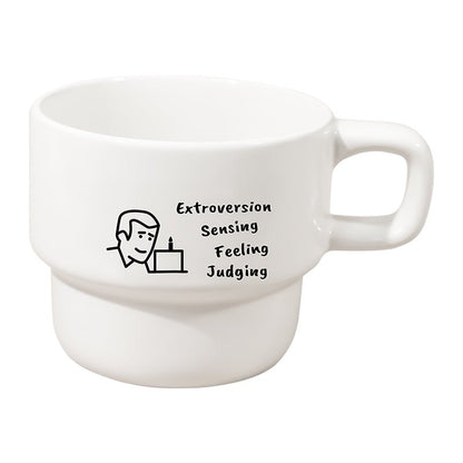 Stackable MBTI Mug | Modern Coffee Mugs & Personality Gift - MindGem